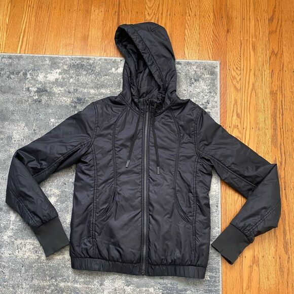 Lululemon Glyde Scuba Hoodie with Primaloft, SZ 6, Black - Picture 4 of 12